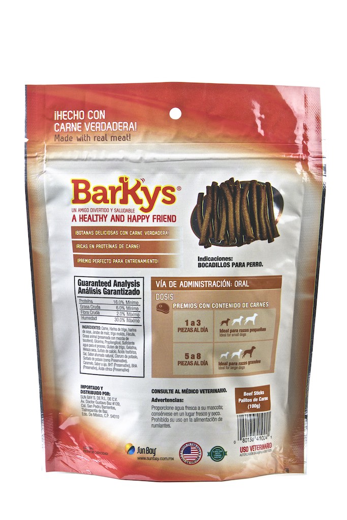 Barkys Palitos De Carne Jerky Stick- 3 Pack De 100 G - Premios, Premios, Barkys, Mister Mascotas Barkys Palitos De Carne Jerky Stick- 3 Pack De 100 G - Premios, Premios, Barkys, Mister Mascotas